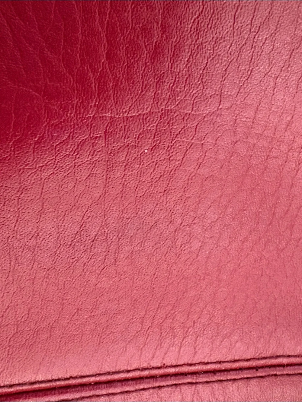 Coach Vintage Red Leather Hobo Shoulder Bag